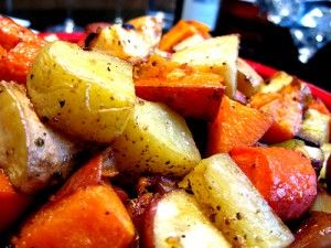 Yummy roasted vege