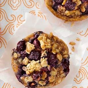 Blueberry Oatmeal Cakes