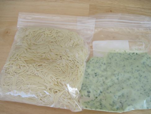 Pasta with Herb Sauce