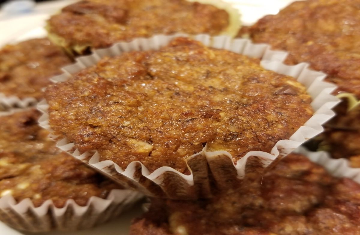 Almond flour banana nut muffins