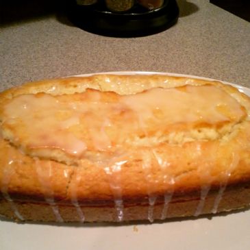 French Yogurt Cake w/ Lemon Glaze