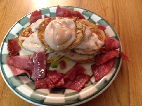 Coconut Banana Walnut Pancakes