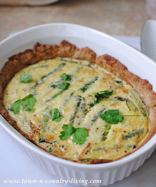 Asparagus and Spring Onion Tart