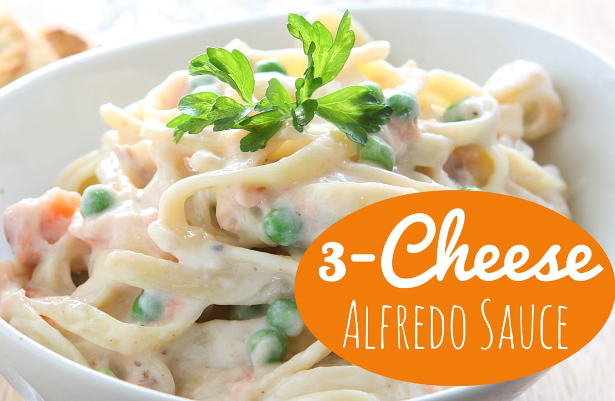 Three-Cheese Alfredo Sauce