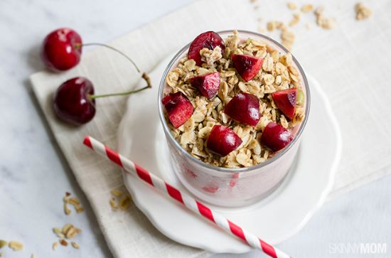 Skinny Cherry Pie Smoothie