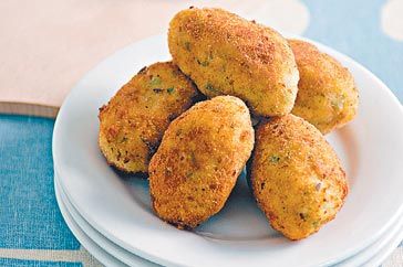 Potato and herb croquettes