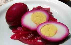 Rob H's Hard Boiled Eggs and pickled Beets