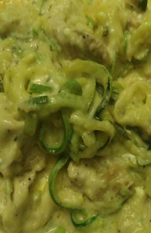 Chicken Zoodle Alfredo