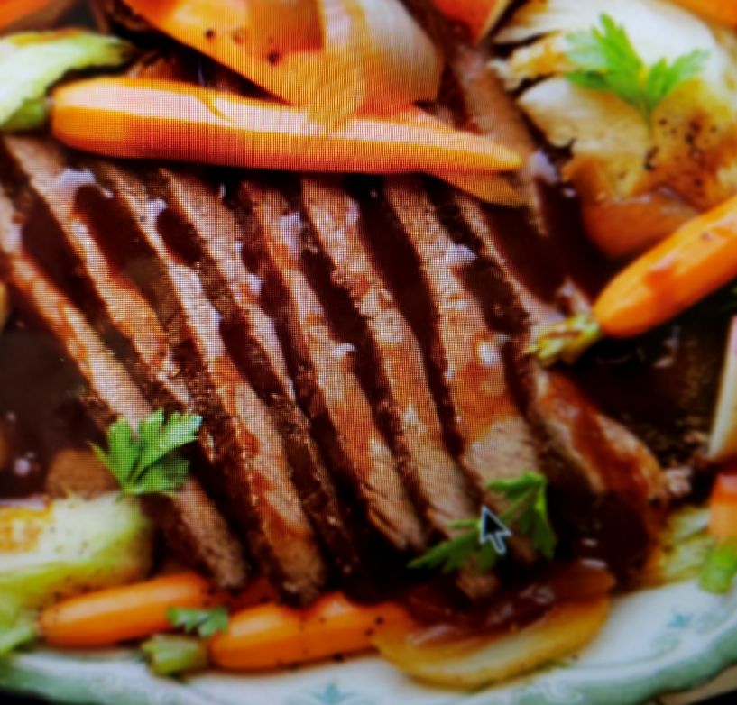 Slow Cooker Brisket and Veggies (CL adapted recipe)