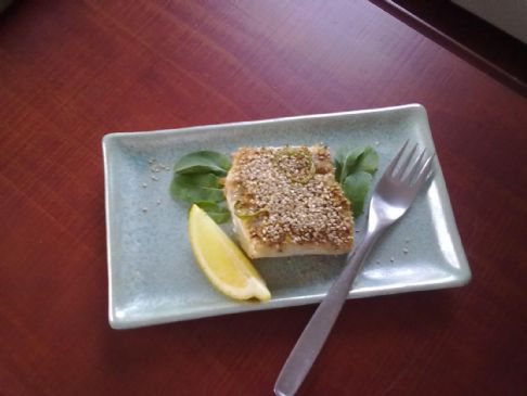 Ginger Lime Mahi Mahi with Jalapeno and Sesame