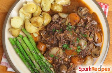 Slow Cooker Beef and Mushroom Stew