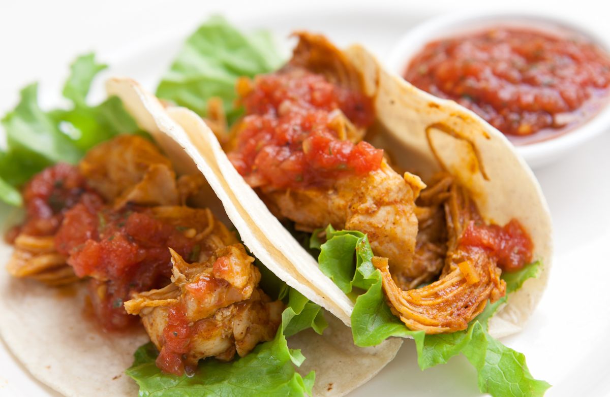 Slow Cooker Cilantro Lime Chicken Tacos