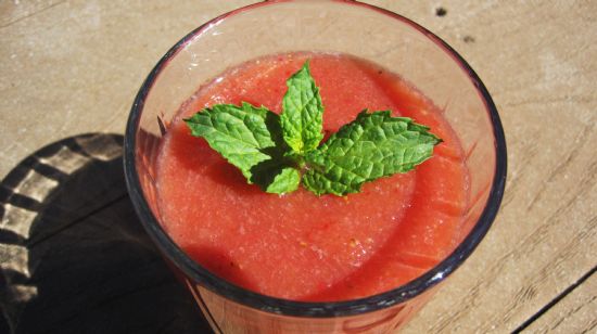 Strawberry Melon Gazpacho