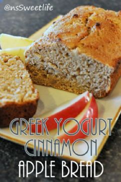 Greek Yogurt Cinnamon Apple Bread