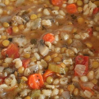 Lentil Barley Soup