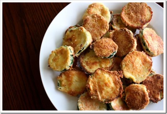 Parmesan Crusted Baked ?Fried? Zucchini