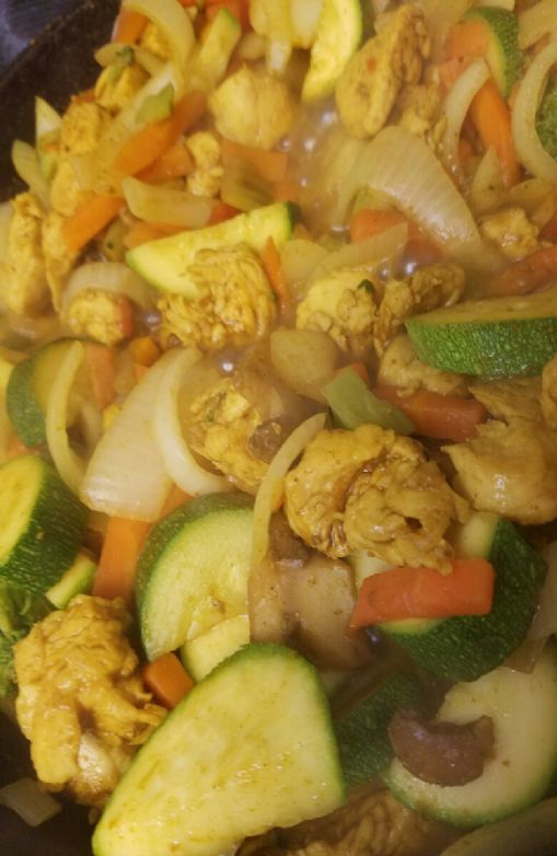 Chicken Curry Stir-Fry
