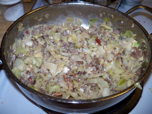 Mixed-up Fried Cabbage
