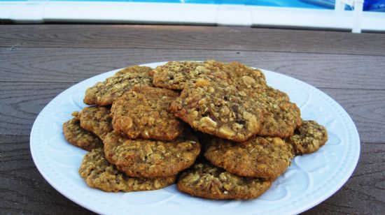 White Chocolate Strawberry Oatmeal Cookies