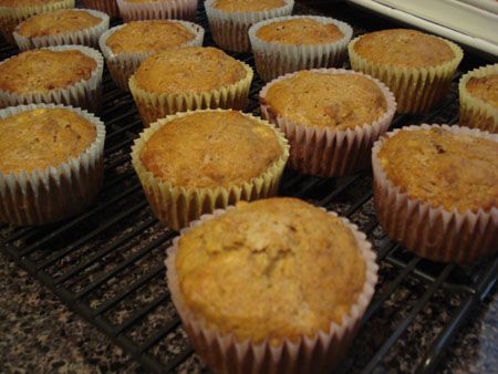 Eggless Banana Nut Muffins