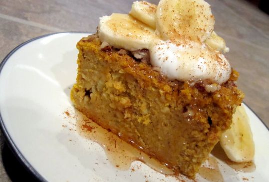 Protein Pumpkin Breakfast Cake