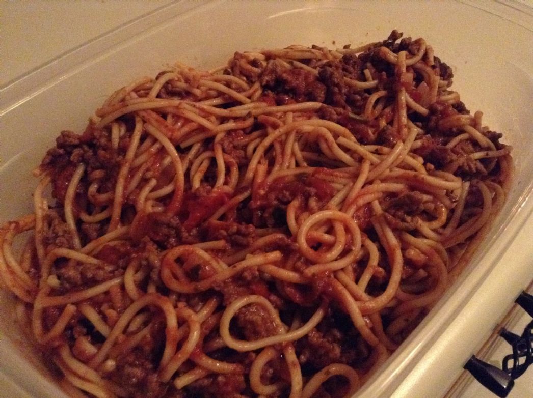 Spaghetti with Beef Sauce
