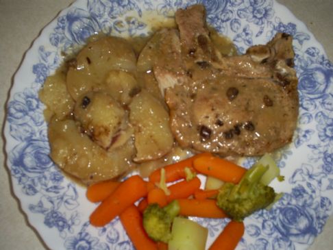 Creamy Crockpot Pork and Potatoes