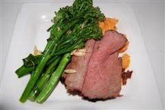 Beef Roast with Broccolini and Sweet Potatoes
