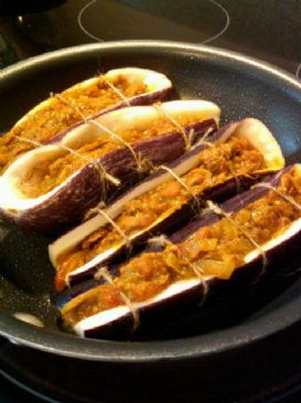Indian Stuffed Eggplant
