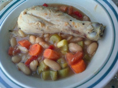 Fragrant Beans and Chicken