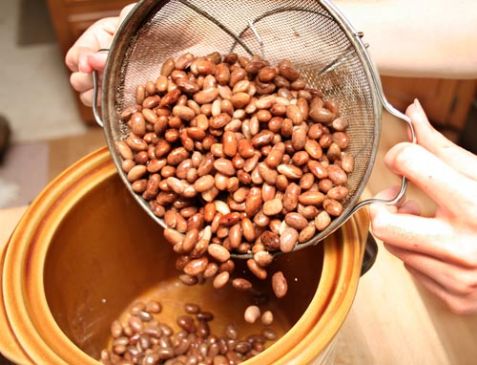 Best Vegan Mexican Pinto Beans Ever ( Slow Cooker)