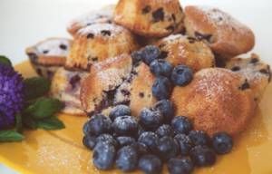 Blueberry Cheesecake Muffins