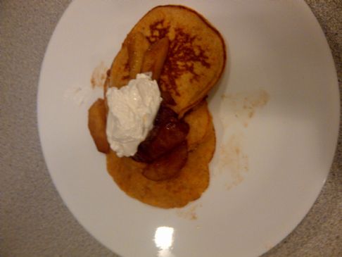Sweet Potato Latkes (Pancakes) with Apple Compote