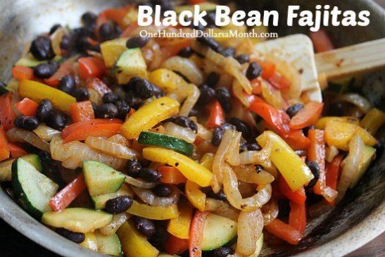 Black bean fajita mix