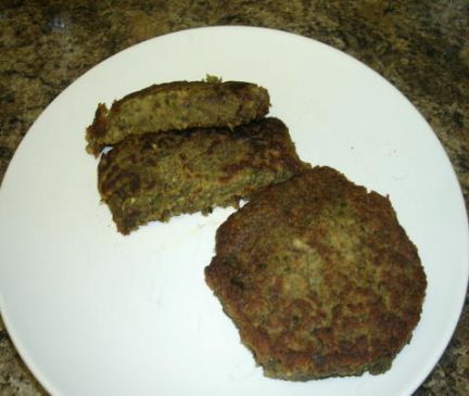 Bean,Rice and Spinach Veggie Burgers