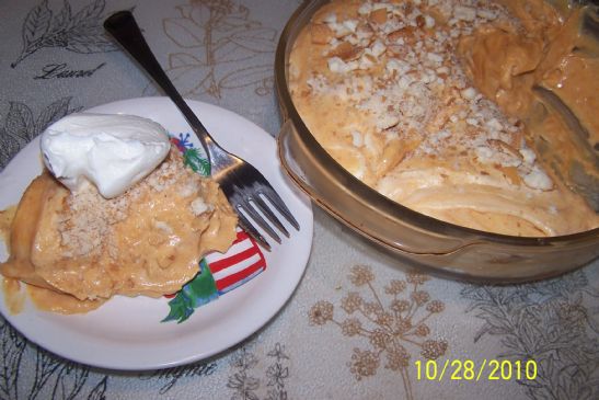 Pumpkin Pie w/wafers