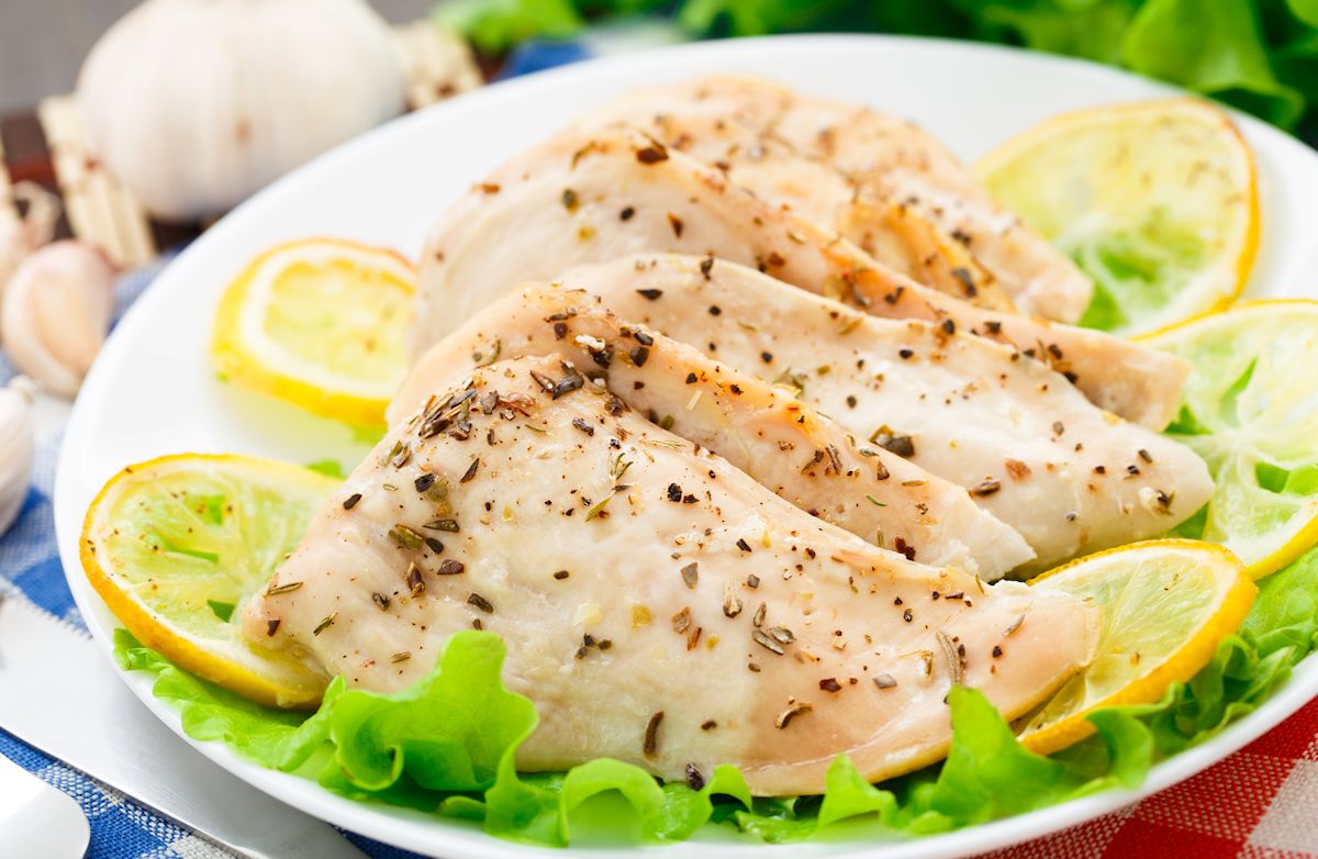 Slow Cooker Lemon Garlic Chicken