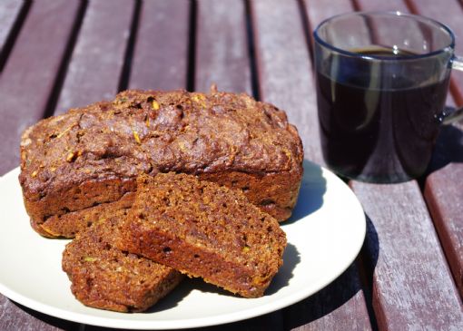 Low Sugar Zucchini Banana Bread