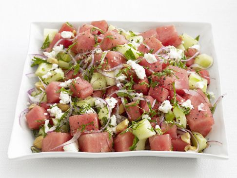 Watermelon-Cucumber Salad