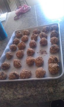 Oatmeal Chocolate Chip cookie balls