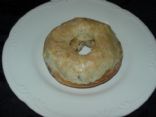 Banana 'Cream' in a Blueberry Bagel