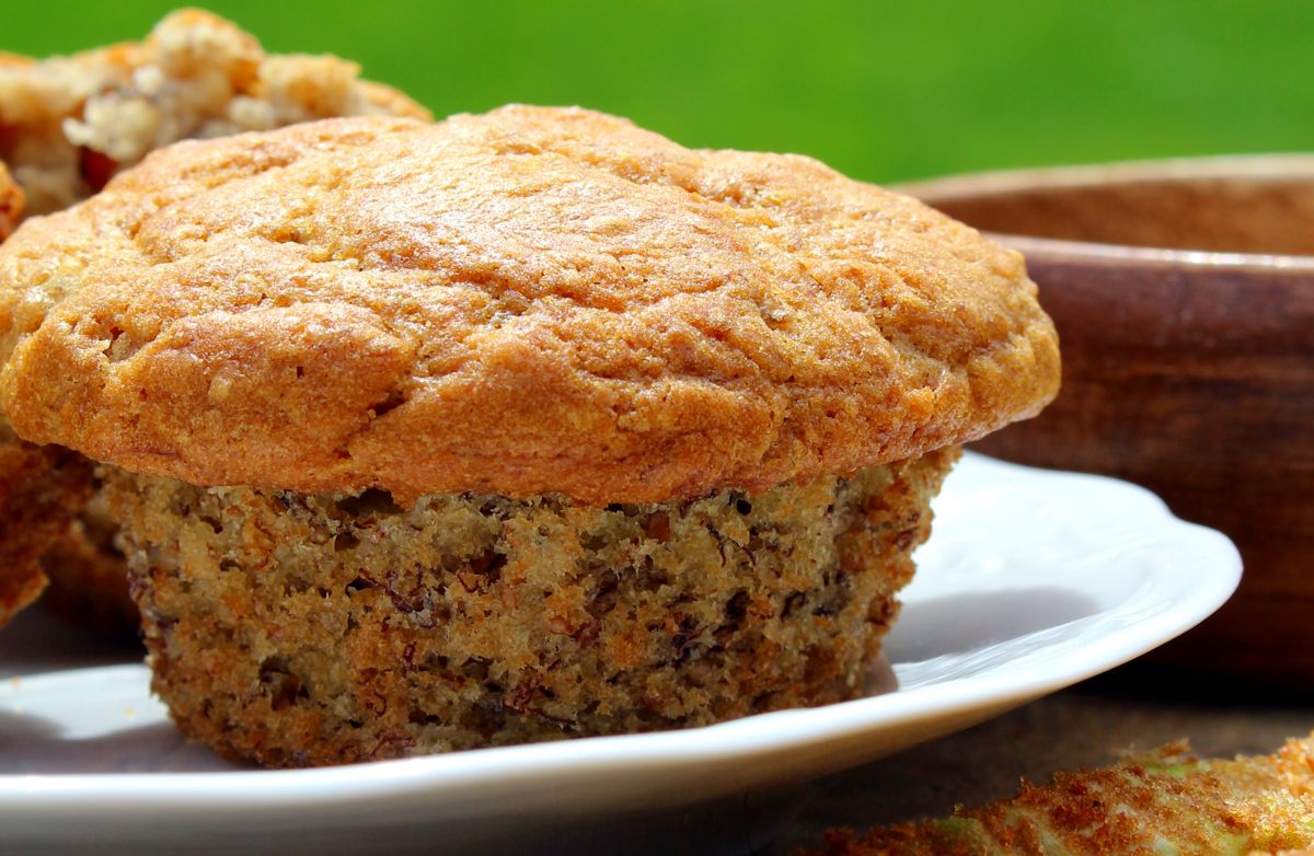 Flaxseed, Wheat, and Bran Muffins