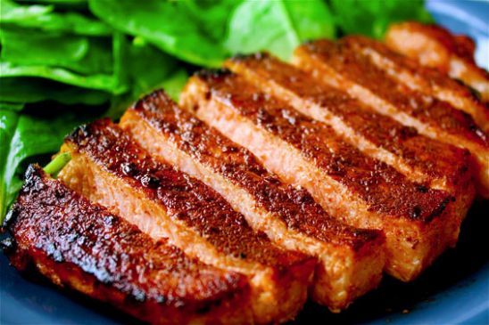 Cocoa and Chili Rubbed Pork Chops