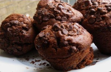 BEST EVER gluten-free chocolate chip muffins