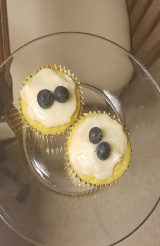 Lemon Blueberry Cupcakes with Cream Cheese Icing