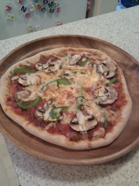 Pita Pizza - completely homemade