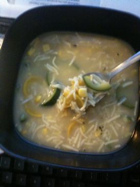 upgraded chicken noodle soup