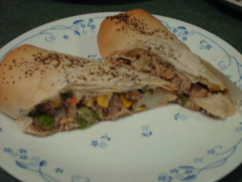 Tuna and Vegetable Roll for One