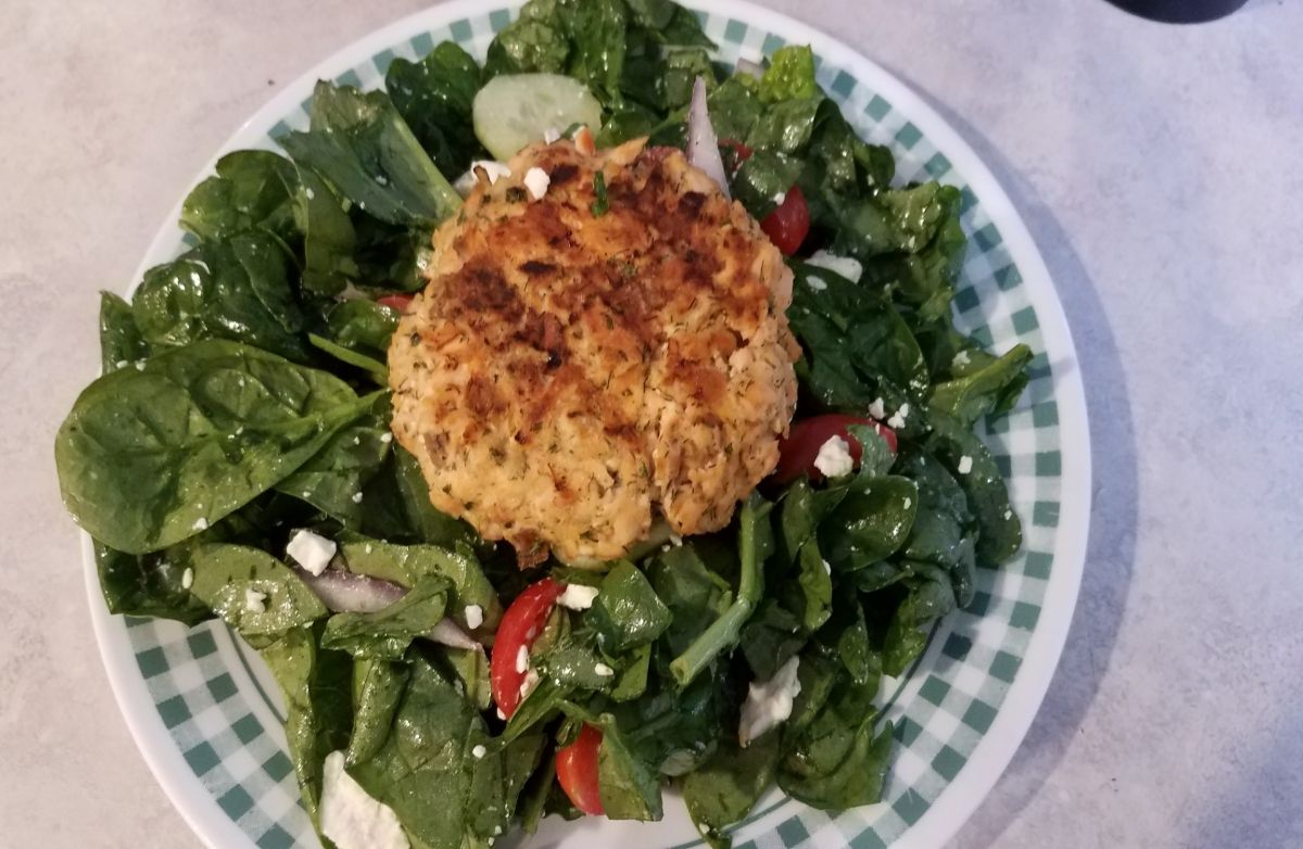 Salmon Burgers for Two