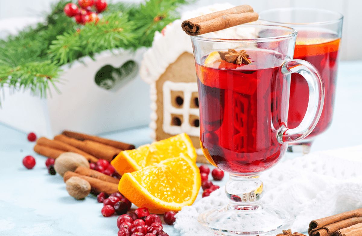 Warm Cranberry Cider